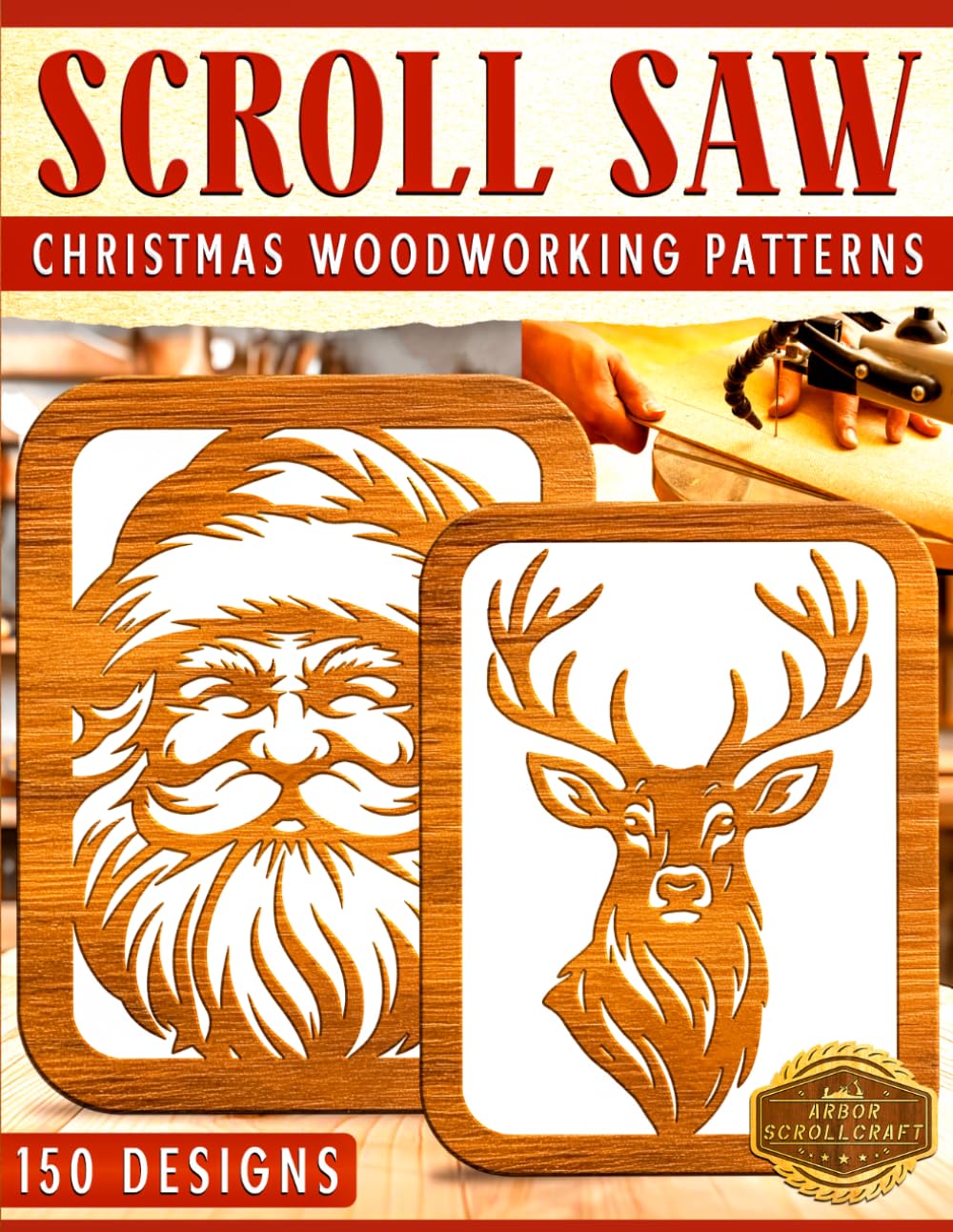 Scroll Saw: Christmas Woodworking Patterns – 150 Designs (Scroll Saw Patterns) baixar livro de graça