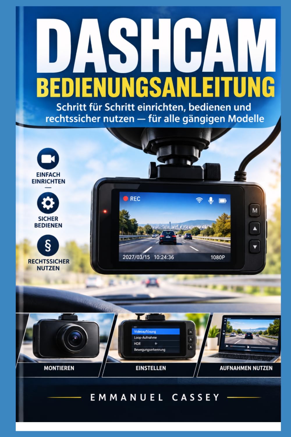 capítulo por capítulo baixar Dashcam Bedienungsanleitung: Schritt für Schritt einrichten, bedienen und rechtssicher nutzen — für alle gängigen Modelle (German Edition)