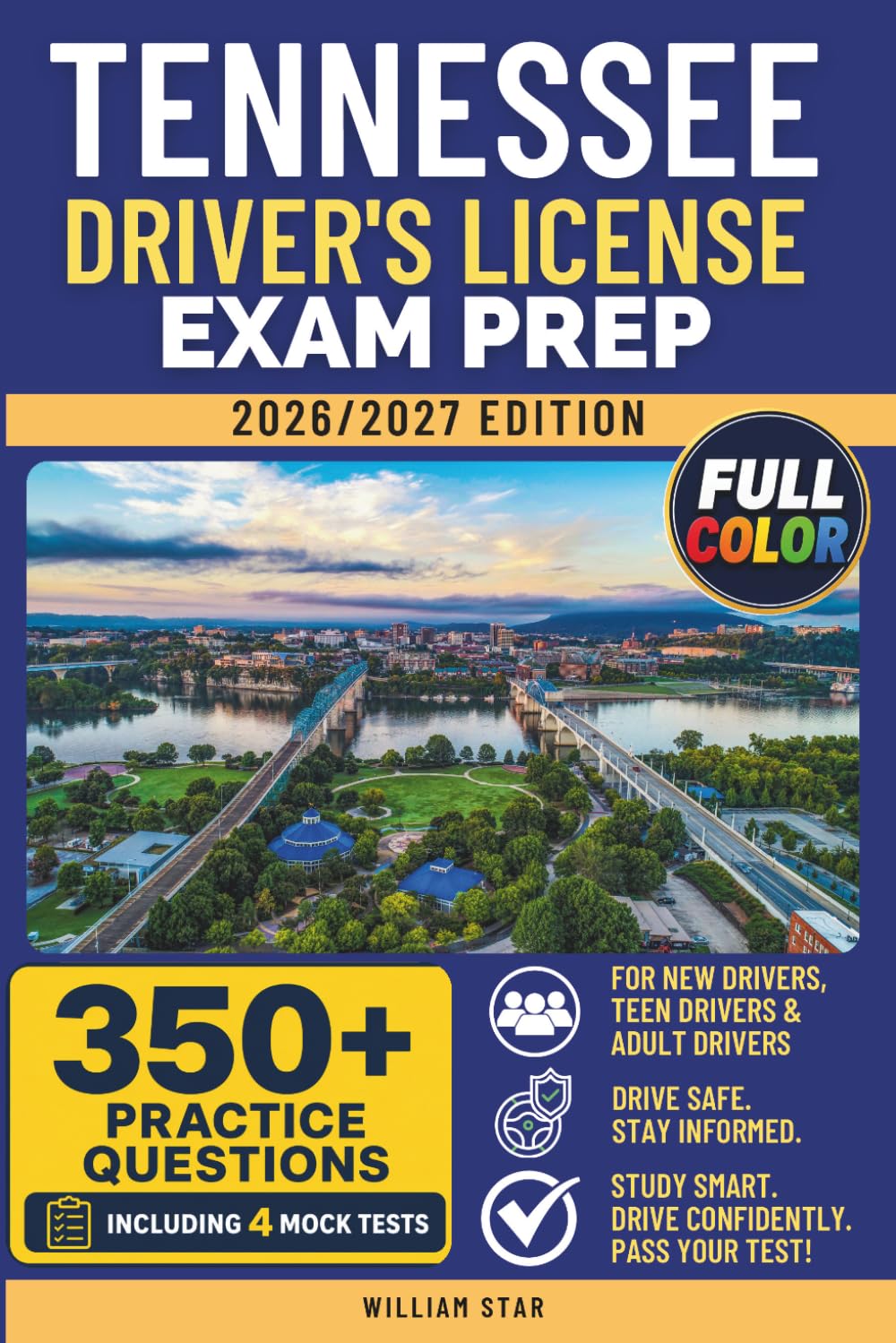 capítulo por capítulo baixar Tennessee Driver's License Exam Prep: Study Guide, Road Signs & Practice Tests to Help You Pass the Written Knowledge Test (FULL COLOR DMV PREP SERIES)