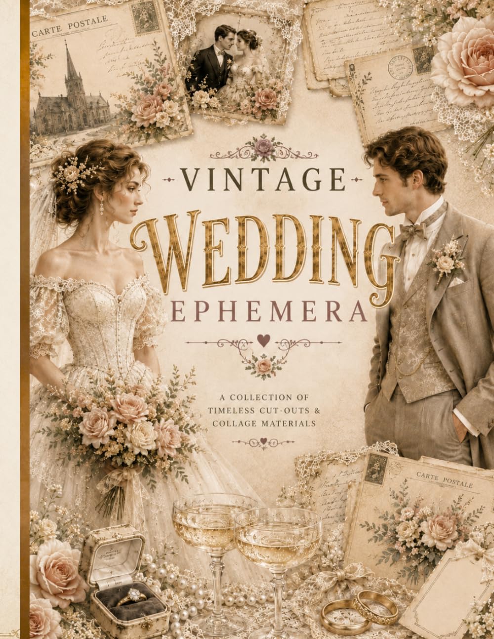 ler totalmente Vintage Wedding Ephemera: A Timeless Collection of Elegant Vintage Wedding Designs – Postcards, Labels, Tags & Romantic Elements for Creative Journaling