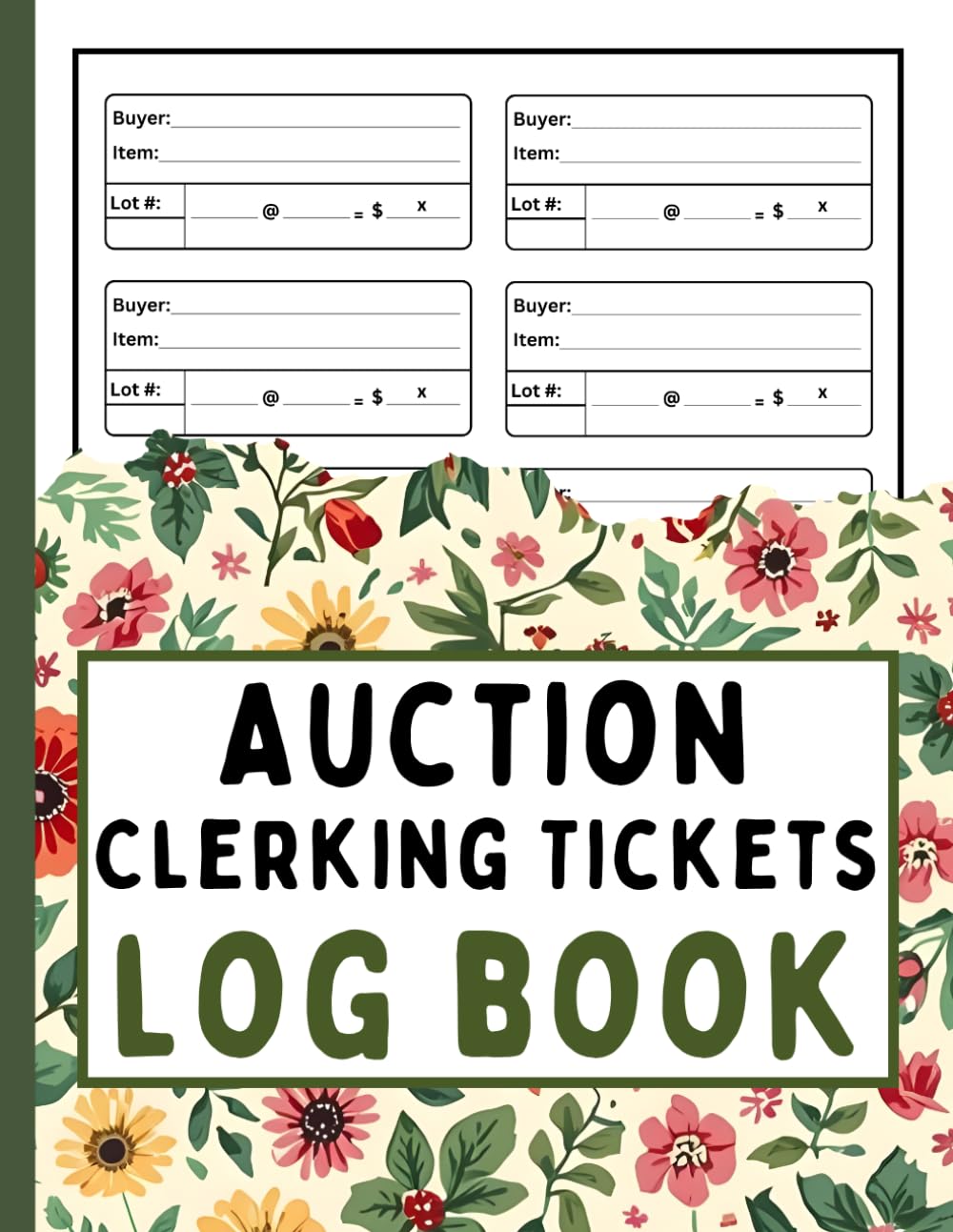 capítulo por capítulo baixar Auction Clerking Tickets Logbook: Sale Day Record Book for Tracking Buyers, Lot Numbers, Item Details, and Final Prices