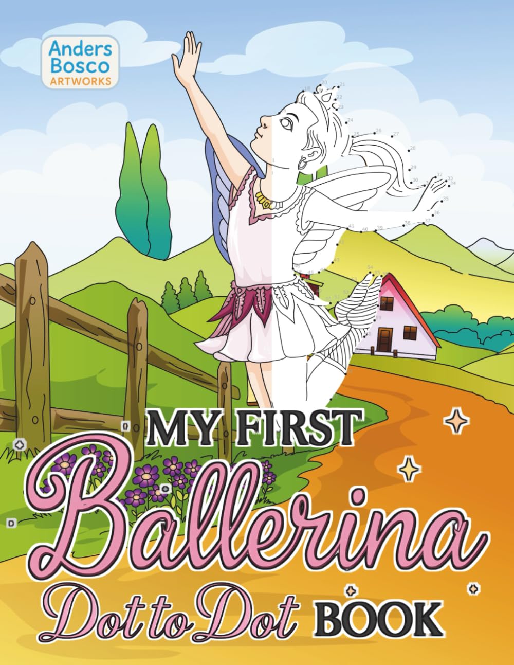 ler totalmente My First Ballerina Dot to Dot Book: Connect, Color & Dance | 30 Beginner Ballerina Dot to Dot Scenes for Early Learners | Confidence-Building... | Simple Dot to Dot Pages for Focus & Fun