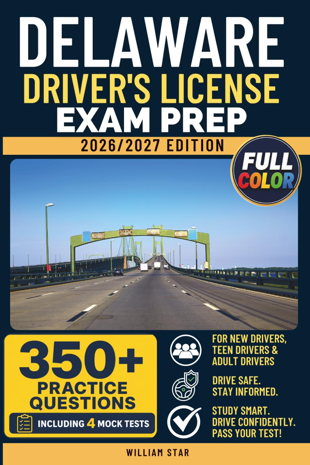 ler totalmente Delaware Driver's License Exam Prep: Study Guide, Road Signs & Practice Tests to Help You Pass the Written Knowledge Test (FULL COLOR DMV PREP SERIES)
