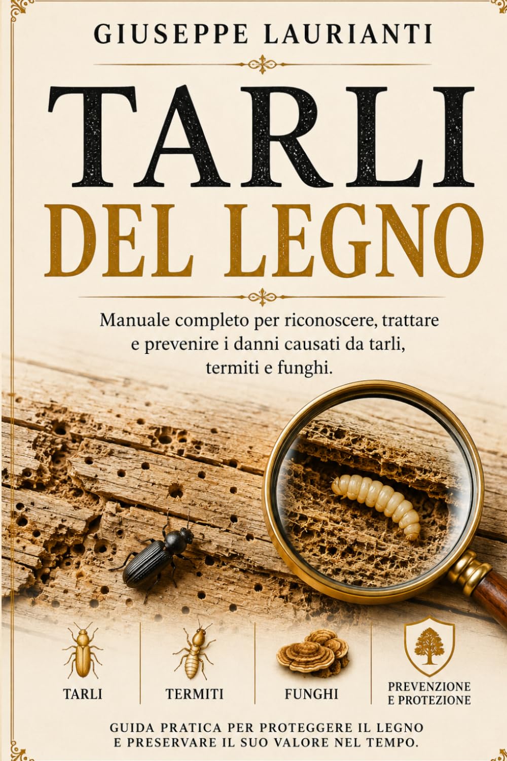capítulo por capítulo baixar Tarli del legno: Manuale completo per riconoscere, trattare e prevenire i danni di tarli, termiti e funghi. (Guide al restauro e conservazione del legno) (Italian Edition)