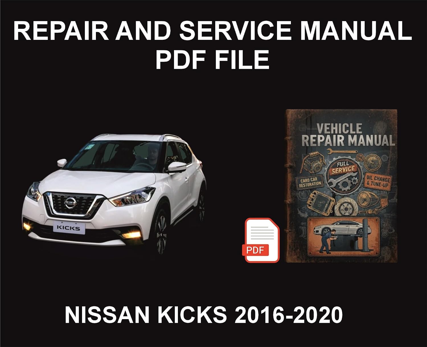 ler totalmente Nissan Kicks 2016-2020 Vehicle Repair Manual, Parts, Wiring, Workshop Book (English Edition)