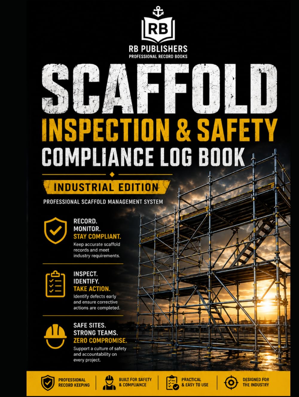 SCAFFOLD INSPECTION & SAFETY LOG BOOK: Professional Scaffold Management System for Inspection Tracking, Defect Reporting, Maintenance Records,... Follow-Up & Workplace Safety Documentation baixar livro de graça