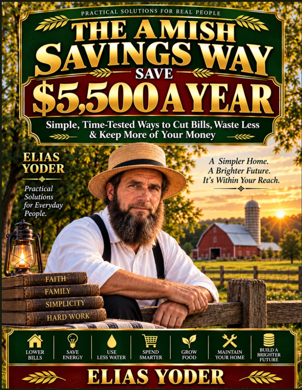 ler totalmente THE AMISH SAVINGS WAY SAVE $5,500 A YEAR: Practical Amish-Inspired Habits to Lower Your Bills, Spend Less, and Save Thousands