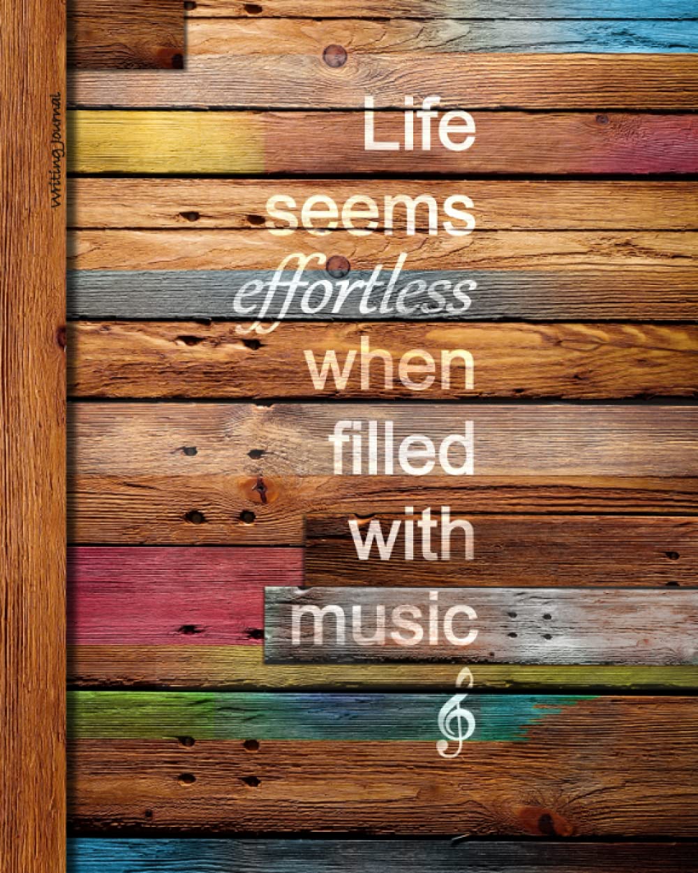 capítulo por capítulo baixar Writing Journal: Gifts for Musicians; Lined Notebook, NOT STAFF PAPER, for Creative Writers or Personal Use (A large SOFTBACK with a PRINTED IMAGE of wood from our Rustic Rainbow range)