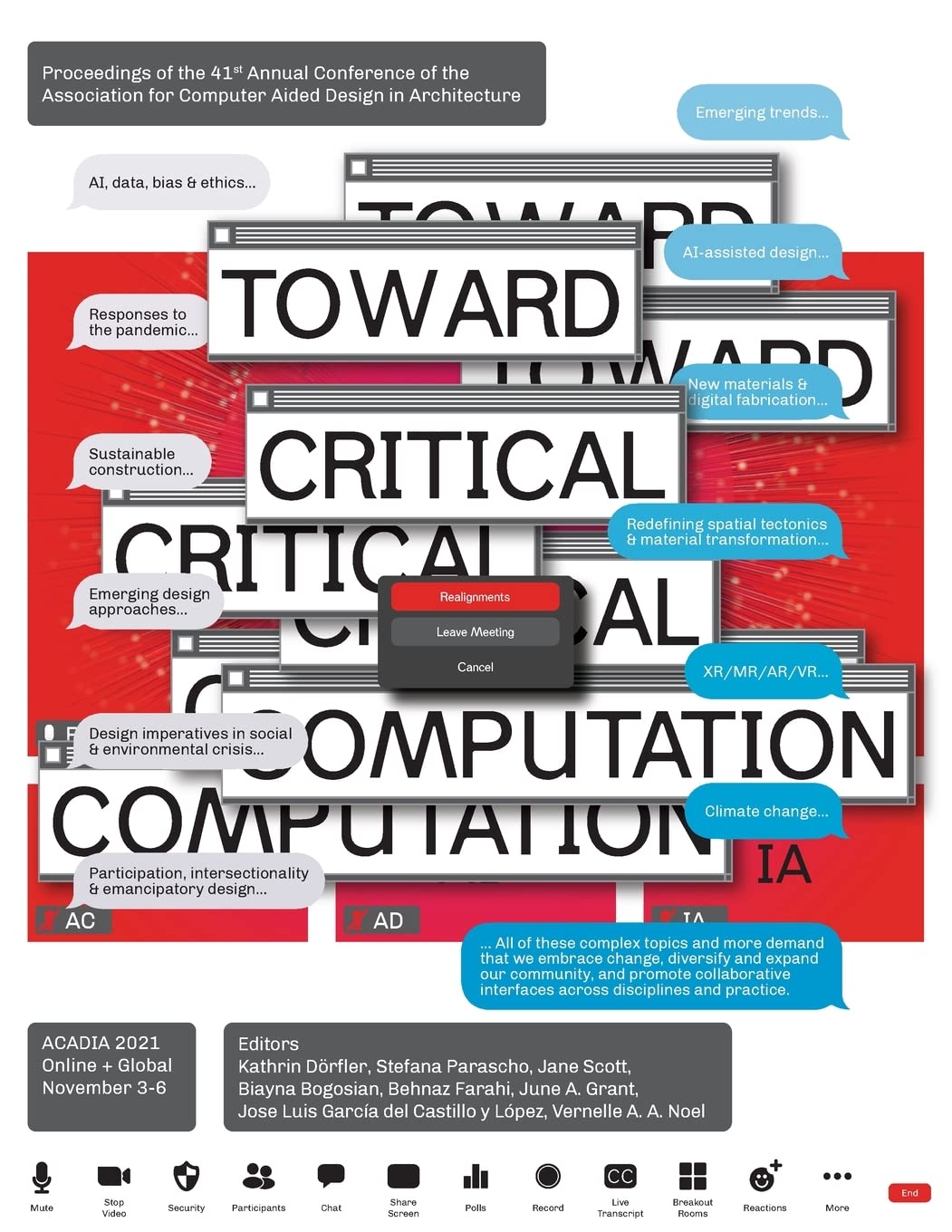 ler totalmente ACADIA 2021 Realignments: Toward Critical Computation: Proceedings of the 41st Annual Conference of the Association for Computer Aided Design in Architecture