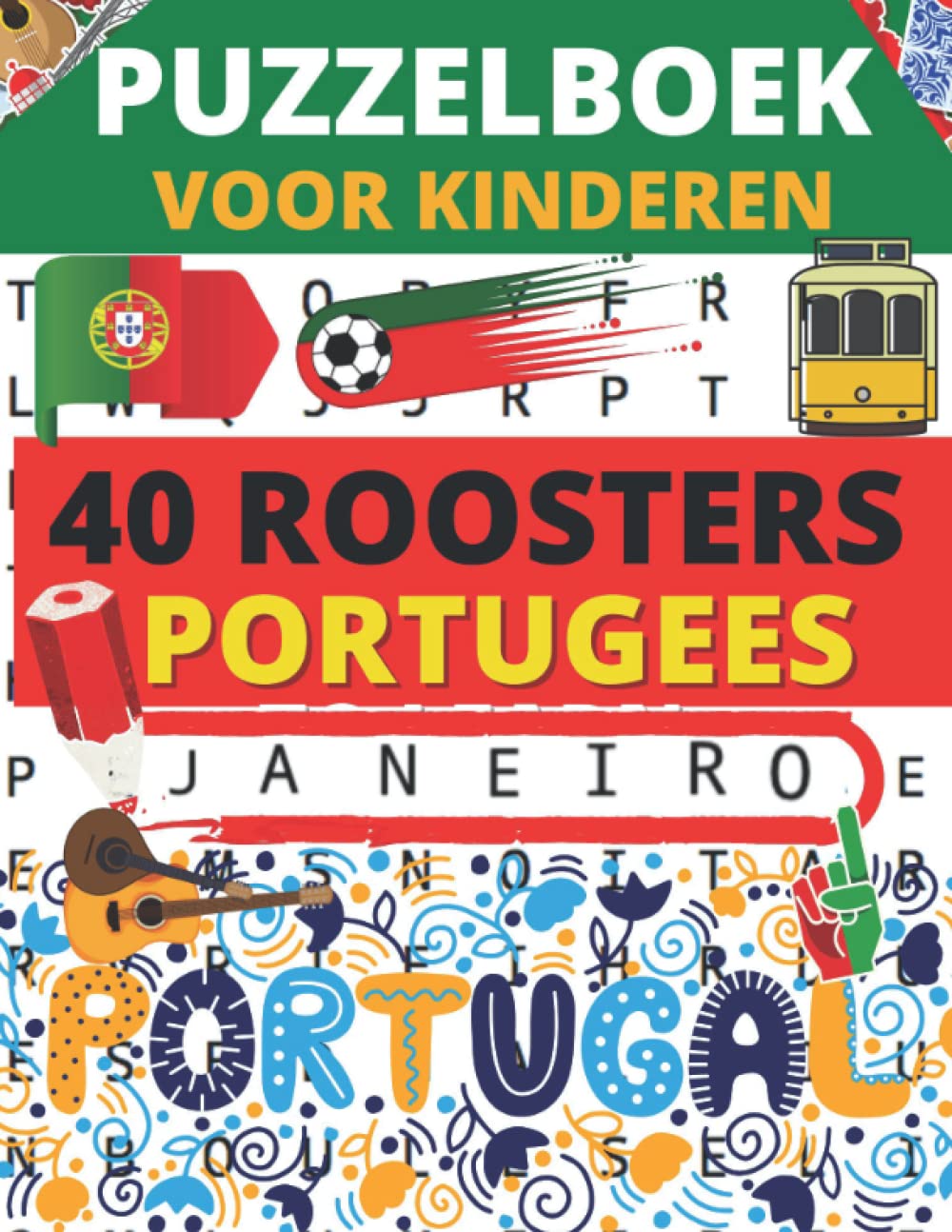 ler totalmente Puzzelboek voor kinderen Portugees: 40 roosters om Portugees te leren + oplossingen | 1 onderwerp per pagina | Portugese woordzoekers voor kinderen... voor gemakkelijke woordzoekers