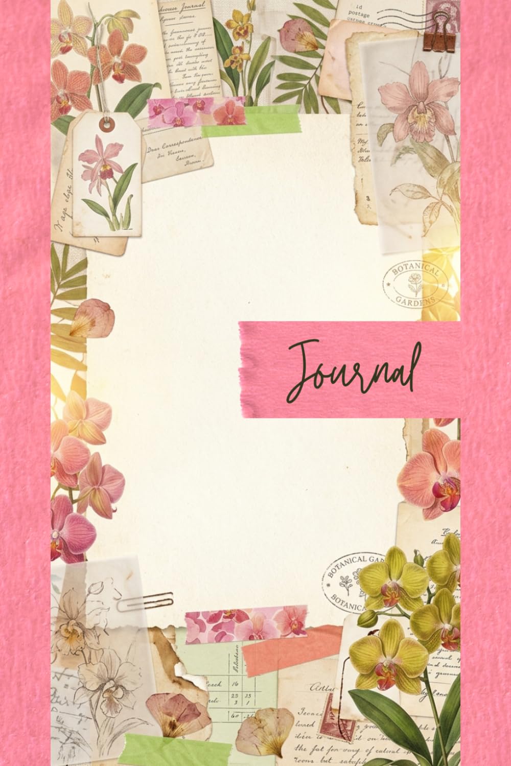 Vibrant Orchid Conservatory Journal Pages - 6x9 Decorative Paper - 100 Joyful Botanical Sheets for Plant Lovers with Exotic Flowers, Greenhouse Notes, and Vintage Ephemera Collage baixar livro de graça