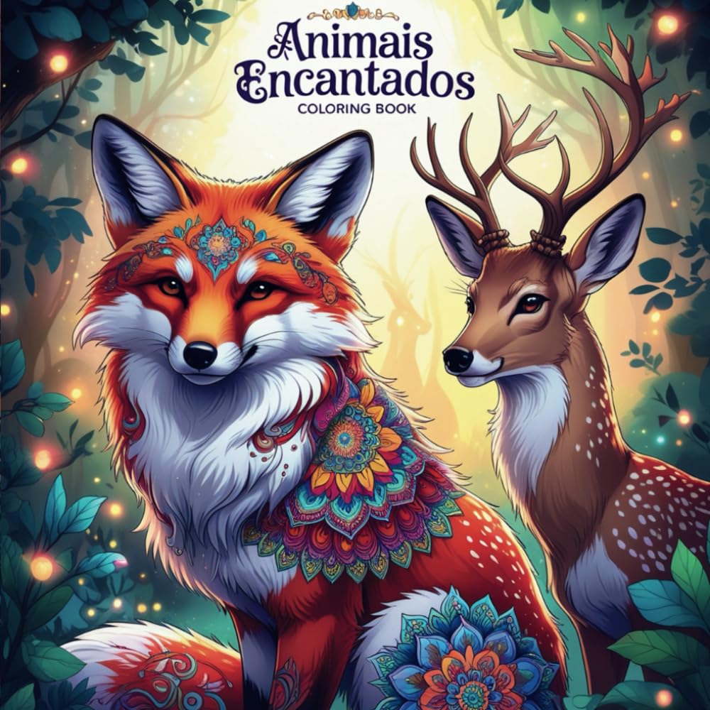 Animais Encantados: Livro de Colorir (Portuguese Edition) baixar o livro de graça