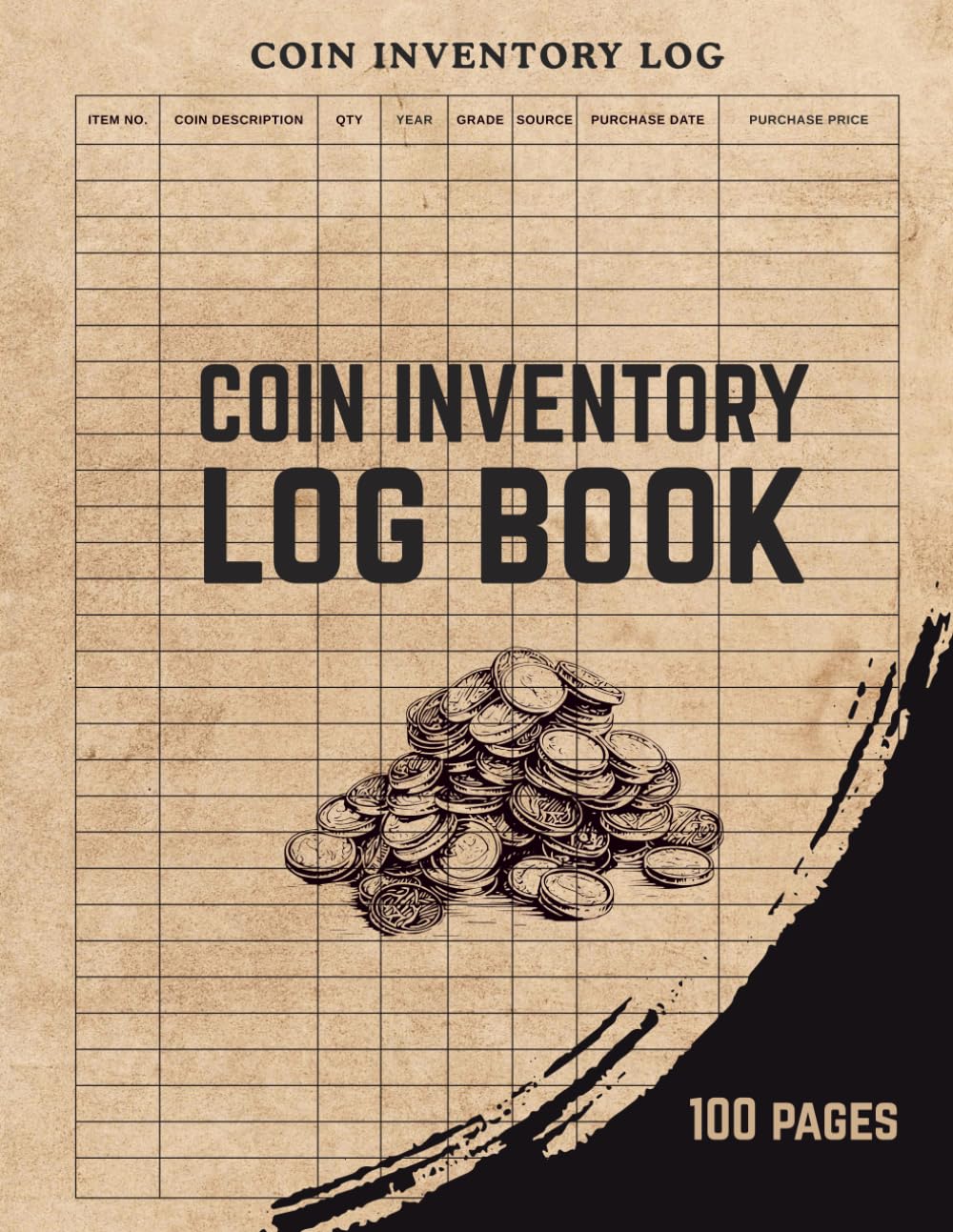 Coin Inventory Log Book: A Simple Record Book for Tracking Coin Collections baixar o livro de graça