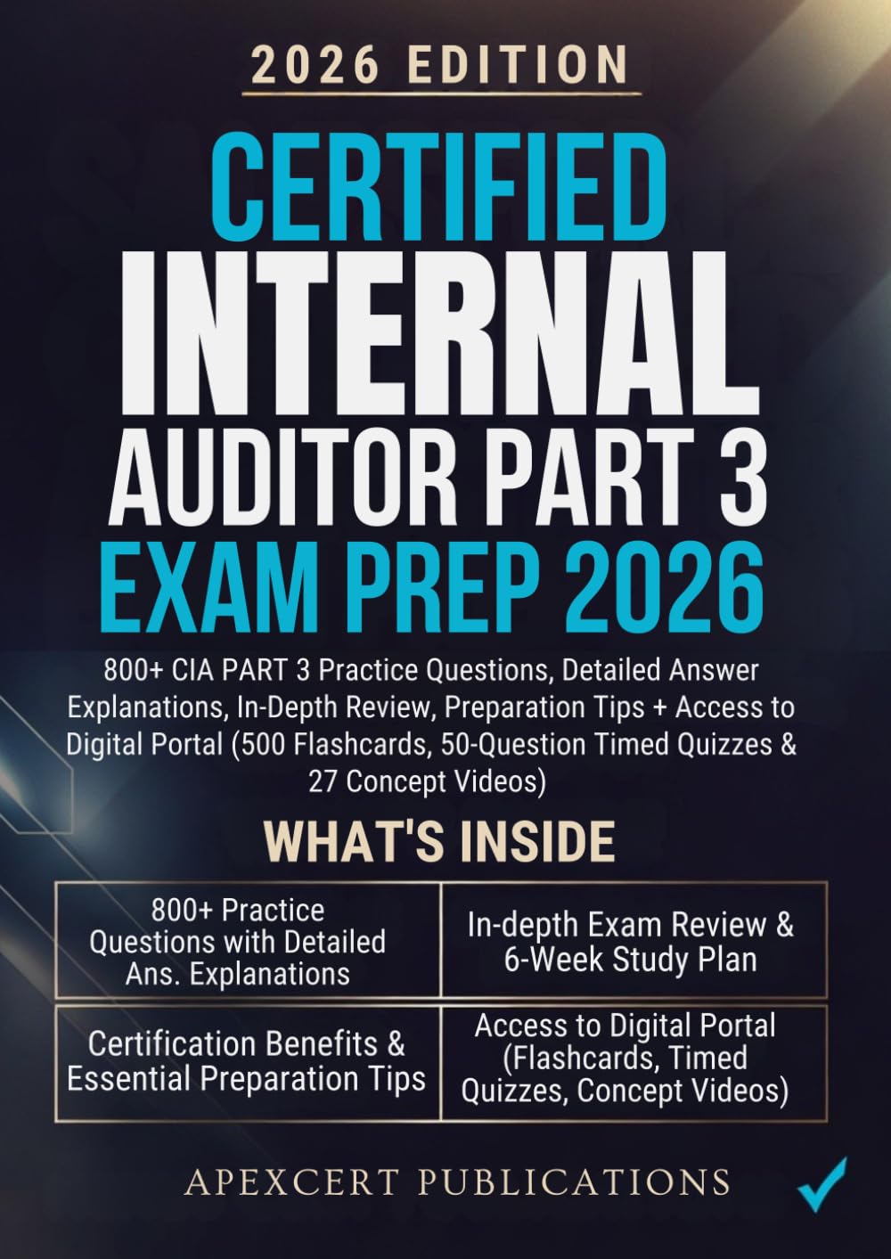 CERTIFIED INTERNAL AUDITOR PART 3 EXAM PREP 2026: 800+ CIA PART 3 Practice Questions, Detailed Answer Explanations, In-Depth Review, Preparation Tips... Timed Quizzes & 27 Concept Videos) baixar o livro de graça