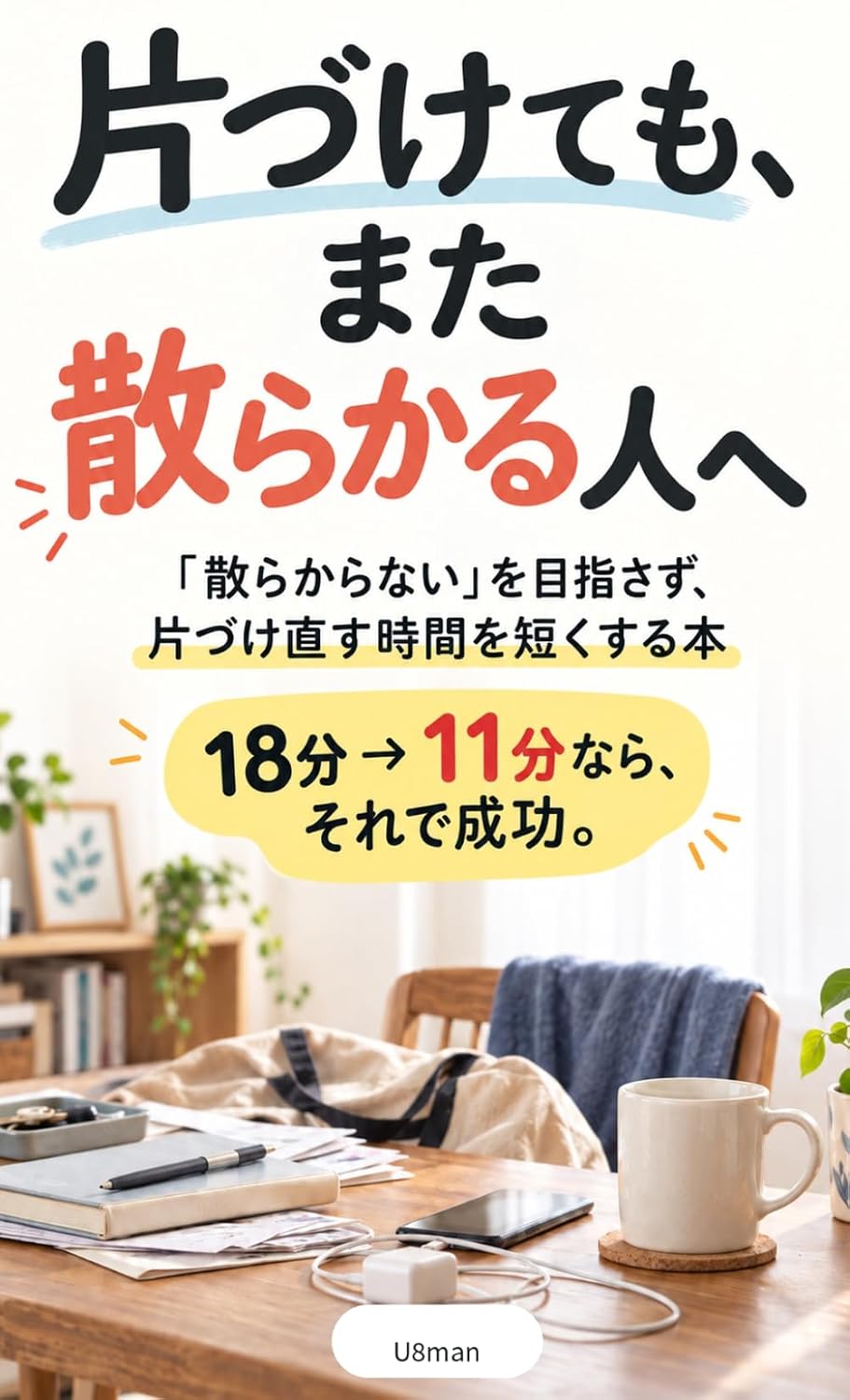 片づけても、また散らかる人へ: 「散らからない」を目指さず、片づけ直す時間を短くする本 (Japanese Edition) baixar livro de graça