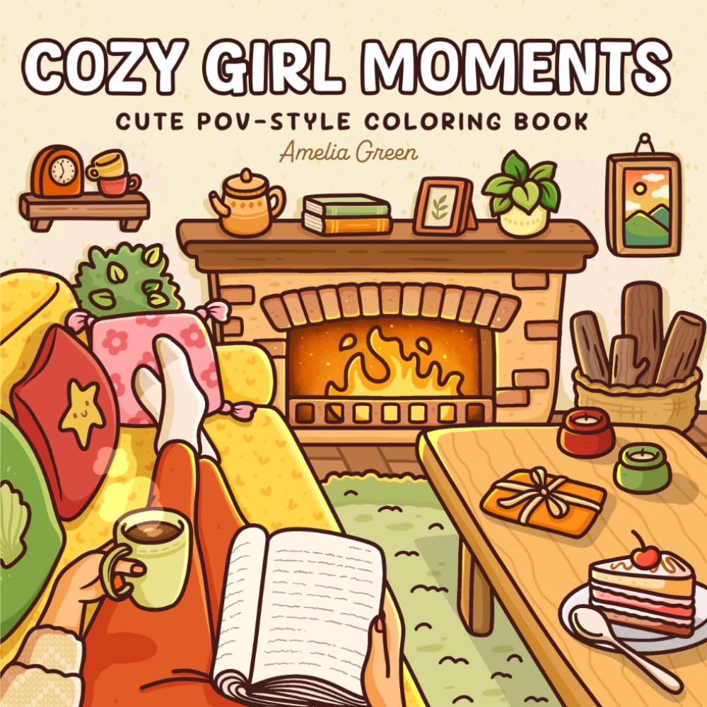 ler totalmente Cozy Girl Moments: Cute POV-Style Coloring Book for Adults and Teens Featuring Everyday Girly Activities for Relaxation
