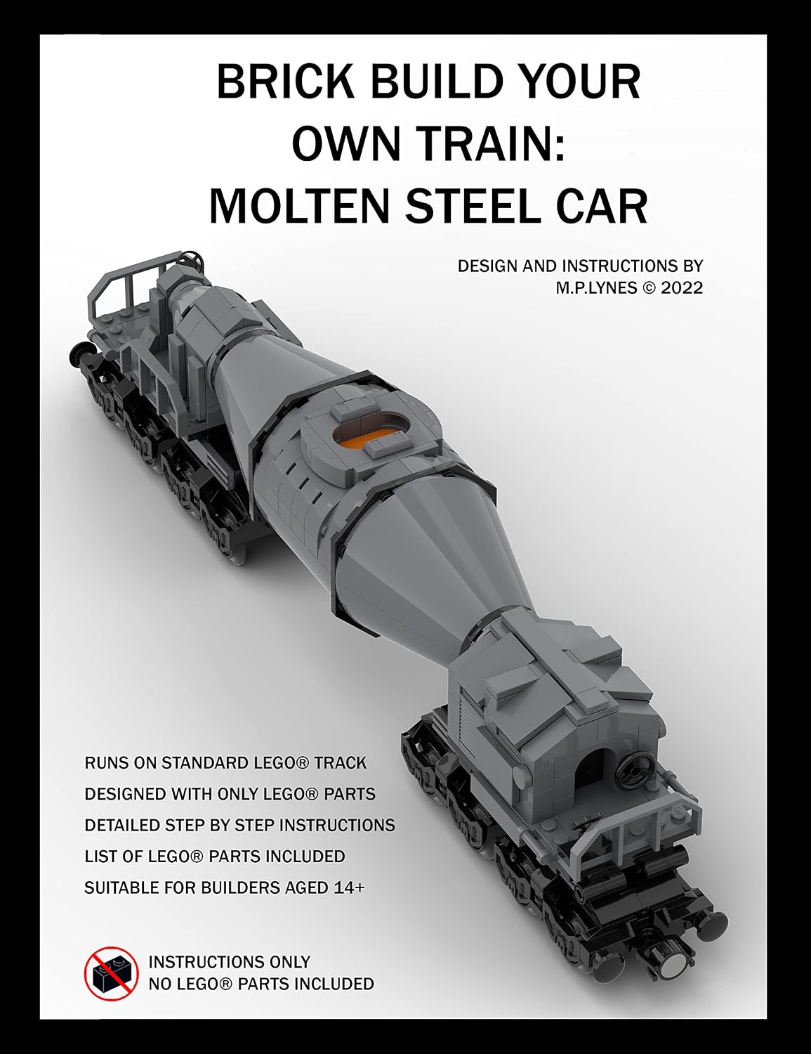 BRICK BUILD YOUR OWN TRAIN: MOLTEN STEEL CAR (English Edition) baixar o livro de graça