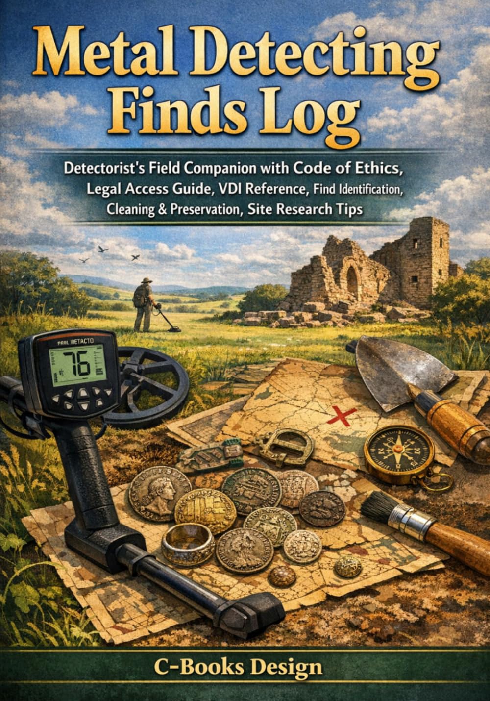 capítulo por capítulo baixar Metal Detecting Finds Log: Detectorist's Field Companion with Code of Ethics, Legal Access Guide, VDI Reference, Find Identification, Cleaning &... Track 60 Hunts & 50 Signature Finds | 7 x 10