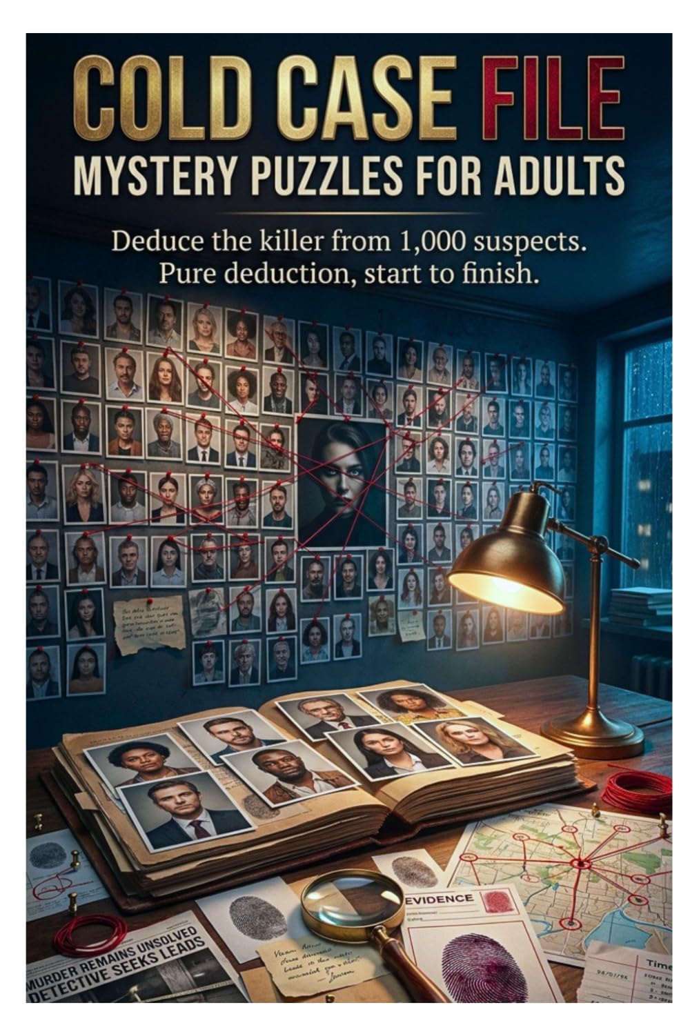 Cold Case File Mystery Puzzles For Adults: A Betrayal Mystery Logic Puzzle: Find the Traitor Among 1,000 Suspects baixar livro de graça