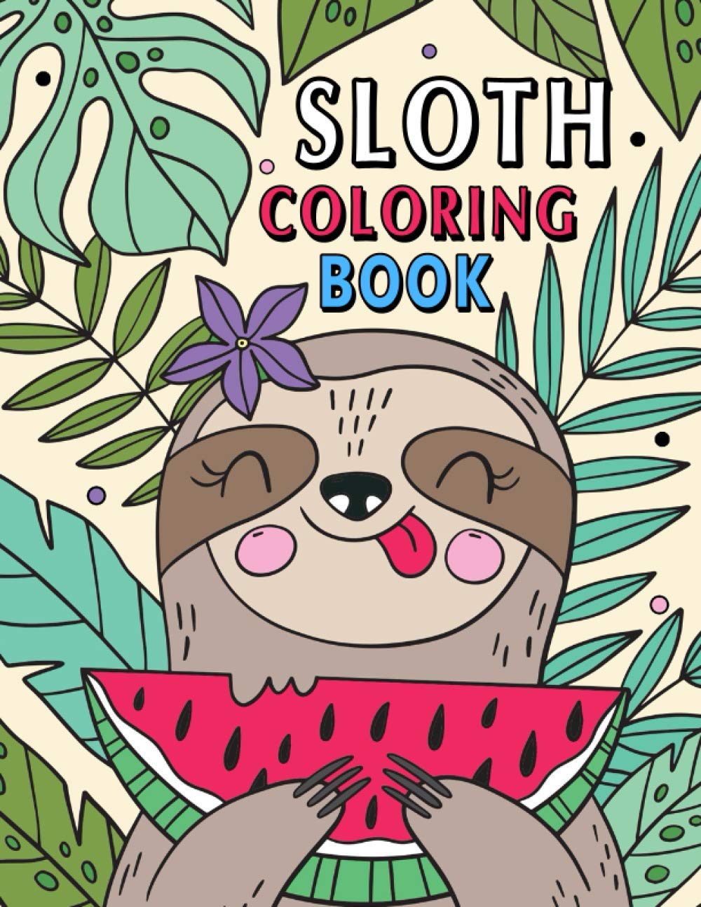 Sloth Coloring Book: (Animal Coloring Books for Adults, Teen and Kids) baixar livro de graça