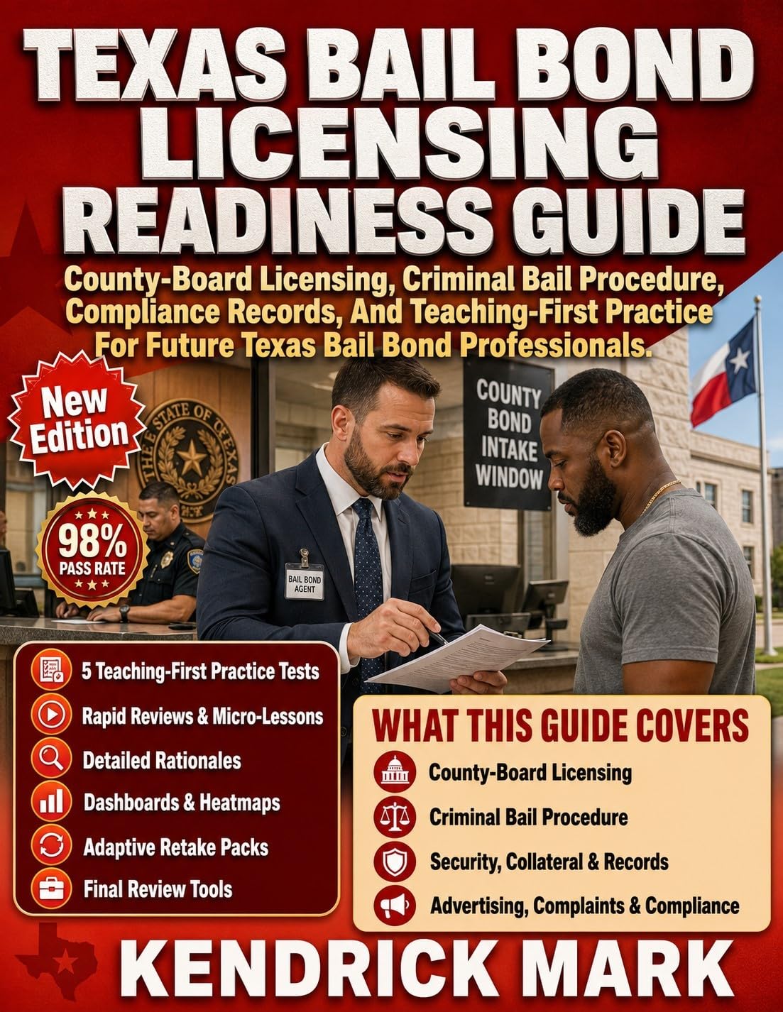 ler totalmente TEXAS BAIL BOND LICENSING READINESS GUIDE: County-Board Licensing, Criminal Bail Procedure, Compliance Records, And Teaching-First Practice For Future Texas Bail Bond Professionals (English Edition)