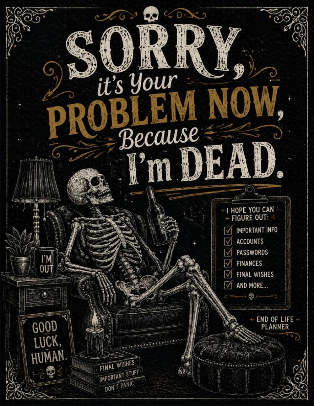 Sorry, it’s Your Problem Now, Because I'm Dead: The End-of-Life Planner Record Book makes important records easy to find and reference. baixar o livro de graça