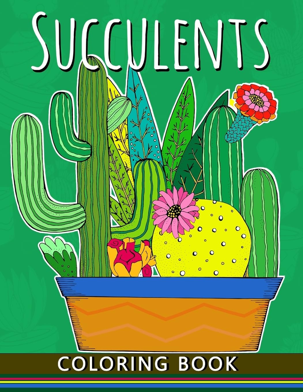Succulents Coloring Book: Adults Stress-relief Coloring Book For Grown-ups baixar livro de graça