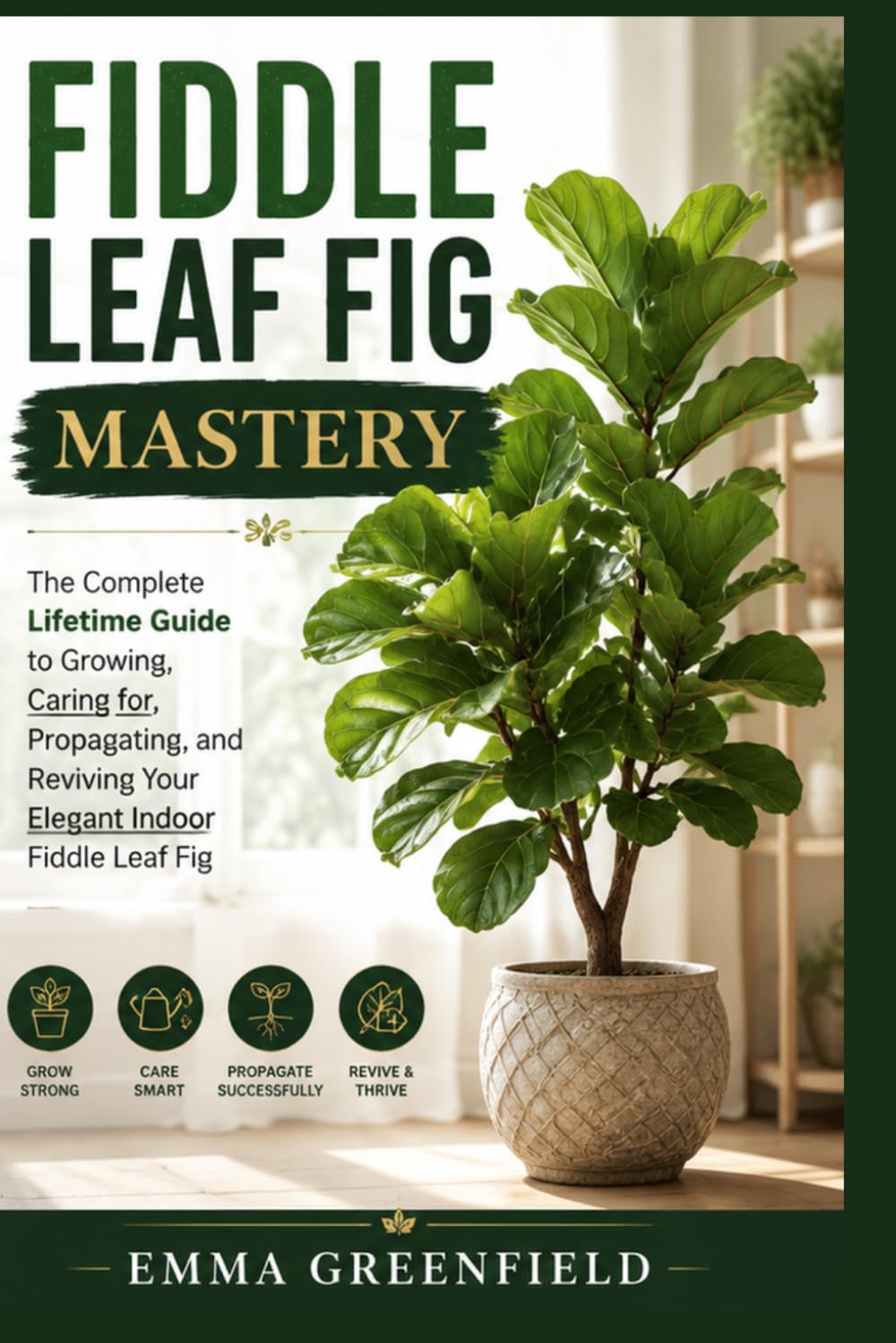 ler totalmente Fiddle Leaf Fig Mastery: The Complete Lifetime Guide to Growing, Caring for, Propagating, and Reviving Your Elegant Indoor Fiddle Leaf Fig