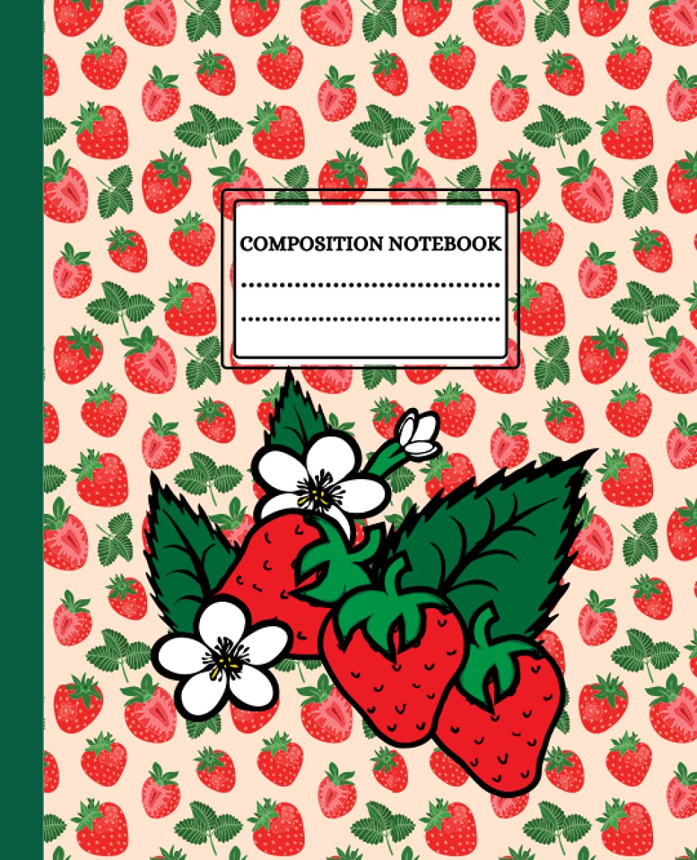 Wide Ruled Composition Notebook: Cute Strawberry Composition Notebook Wide Ruled, Kawaii strawberry Composition Notebook, 7.5" x 9.25", Composition... Notebooks wide ruled for kids, White paper baixar livro de graça