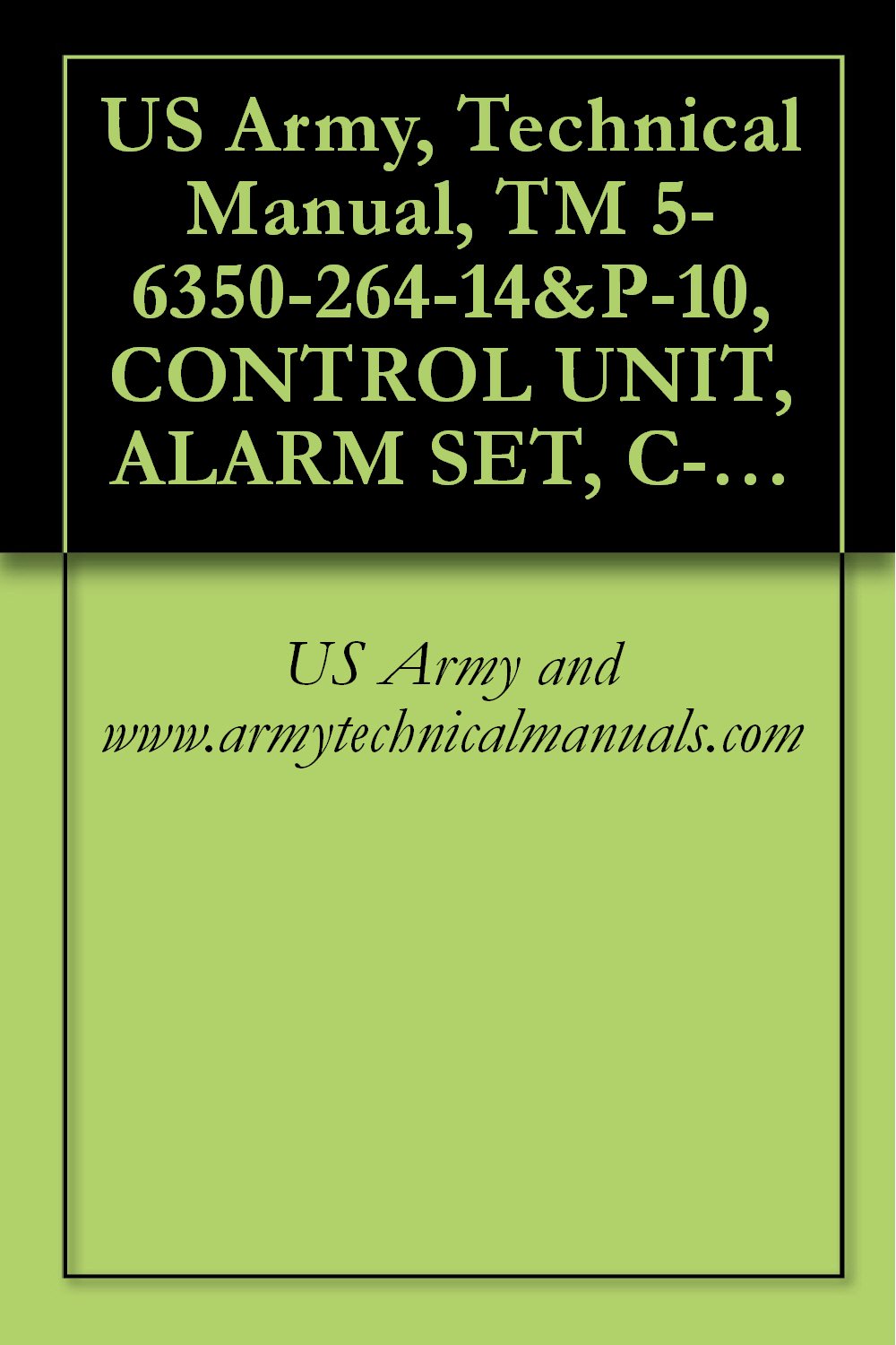 capítulo por capítulo baixar US Army, Technical Manual, TM 5-6350-264-14&P-10, CONTROL UNIT, ALARM SET, C-9412/FSS-9(V), (NSN 6350-00-228-2735), {NAVELEX EE-181-AA-OMI-11A/E121-C9412 (English Edition)