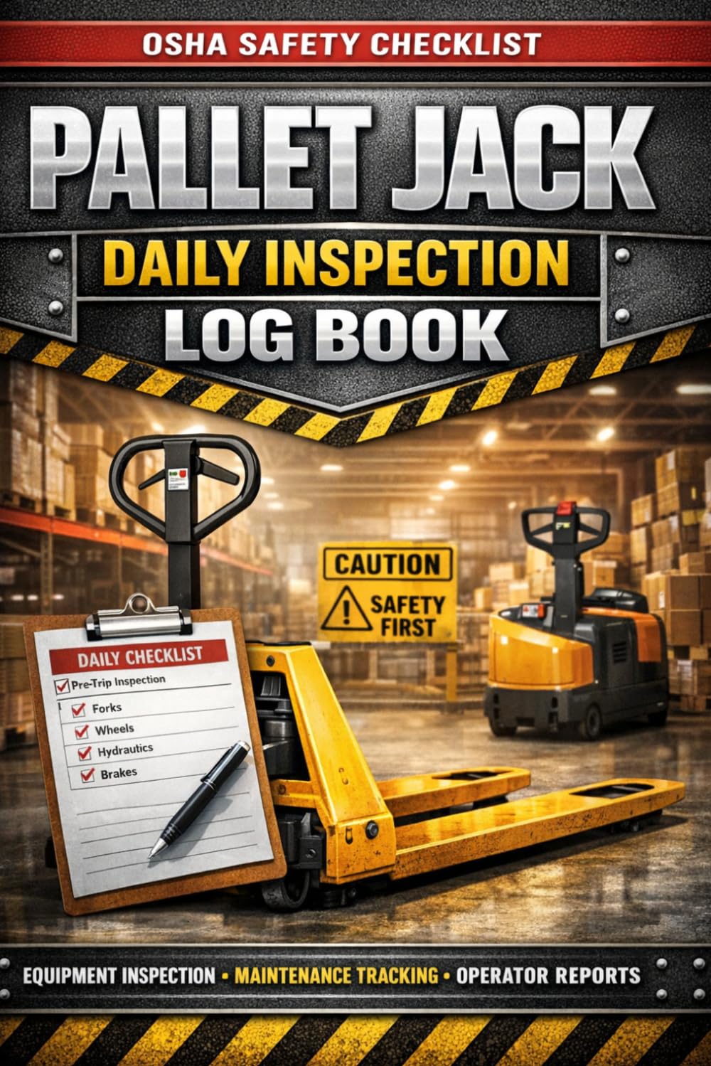 capítulo por capítulo baixar Pallet Jack Daily Inspection Log Book OSHA Safety Checklist | 120 Pages for Pre-Trip Equipment Inspection, Maintenance Log, and Operator Report (6x9)