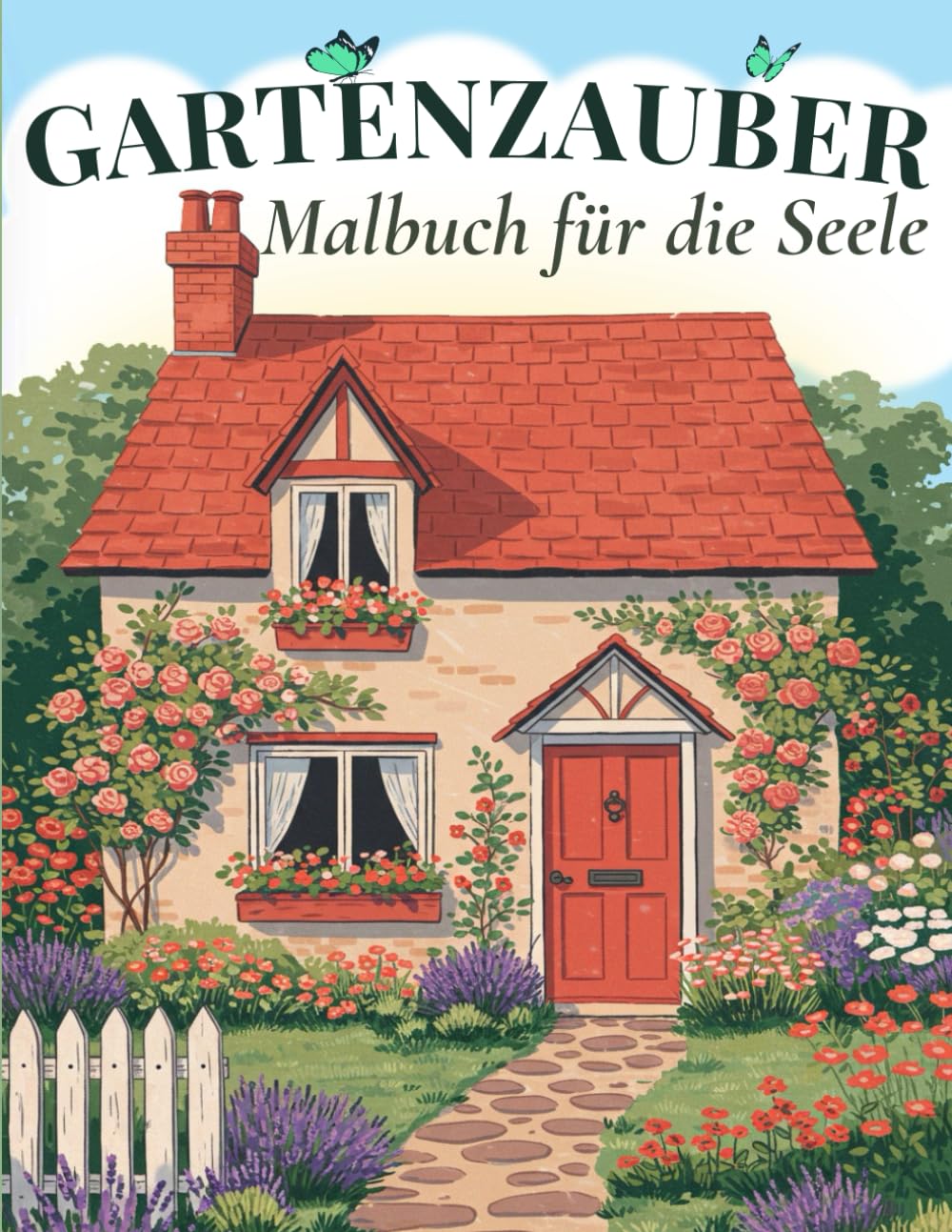 capítulo por capítulo baixar Gartenzauber – Malbuch für die Seele: Zauberhafte Gartenbilder zum Ausmalen für innere Ruhe und kreative Auszeiten (German Edition)