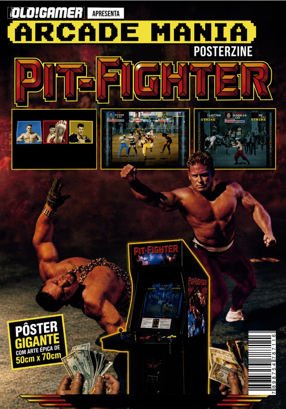 ler totalmente Pit Fighter - Superpôster Arcade Mania