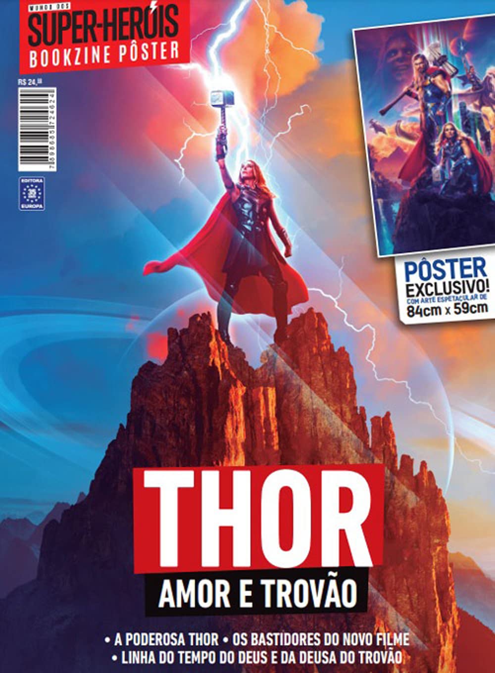 Thor, Amor e Trovão - Superpôster Mundo dos Super-Heróis