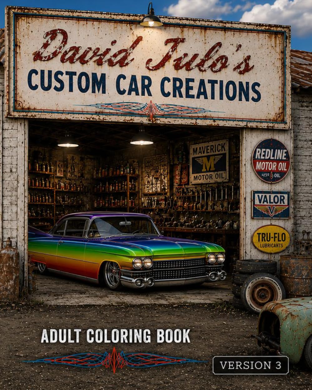 capítulo por capítulo baixar David Julo's Custom Car Creations Adult Coloring Book 3: Custom Car Creations Extreme Customs Adult Coloring