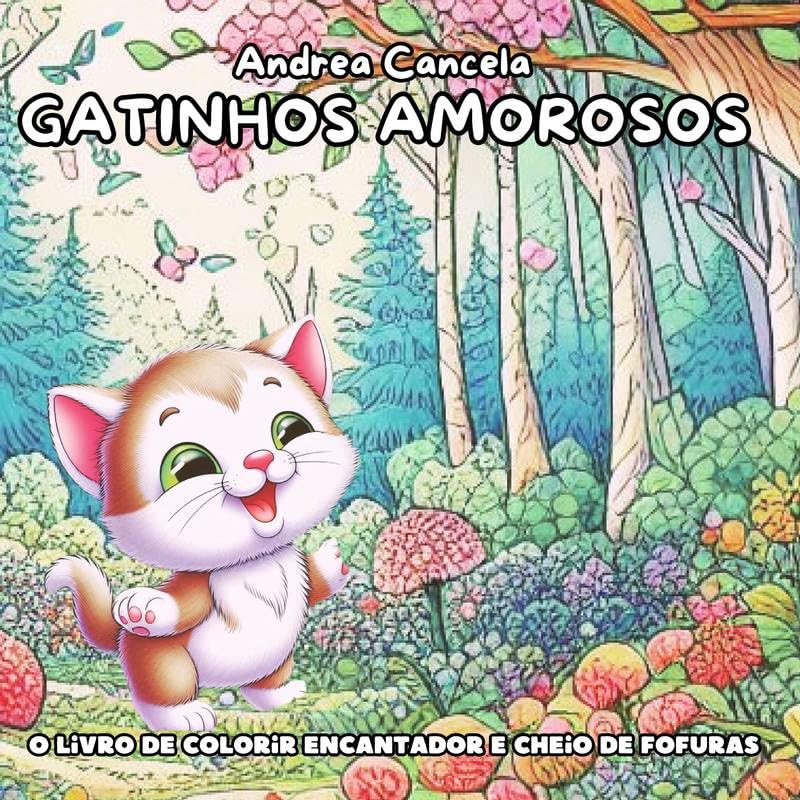 ler totalmente Gatinhos Amorosos - Livro de Colorir