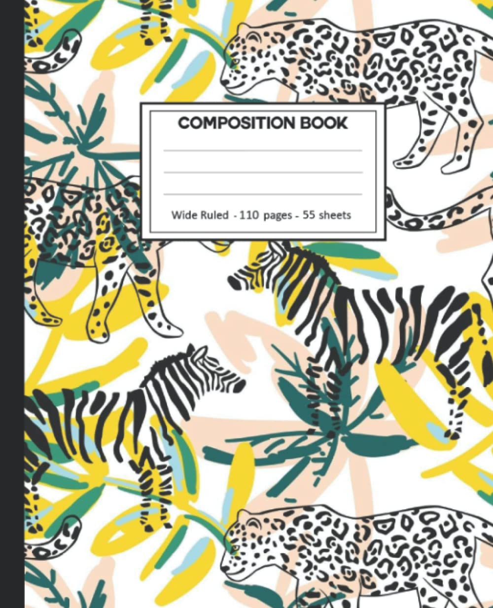 Composition Notebook: Zebra Wide Ruled Paper Notebook Journal size 7.25 x 9.25” for student baixar o livro de graça