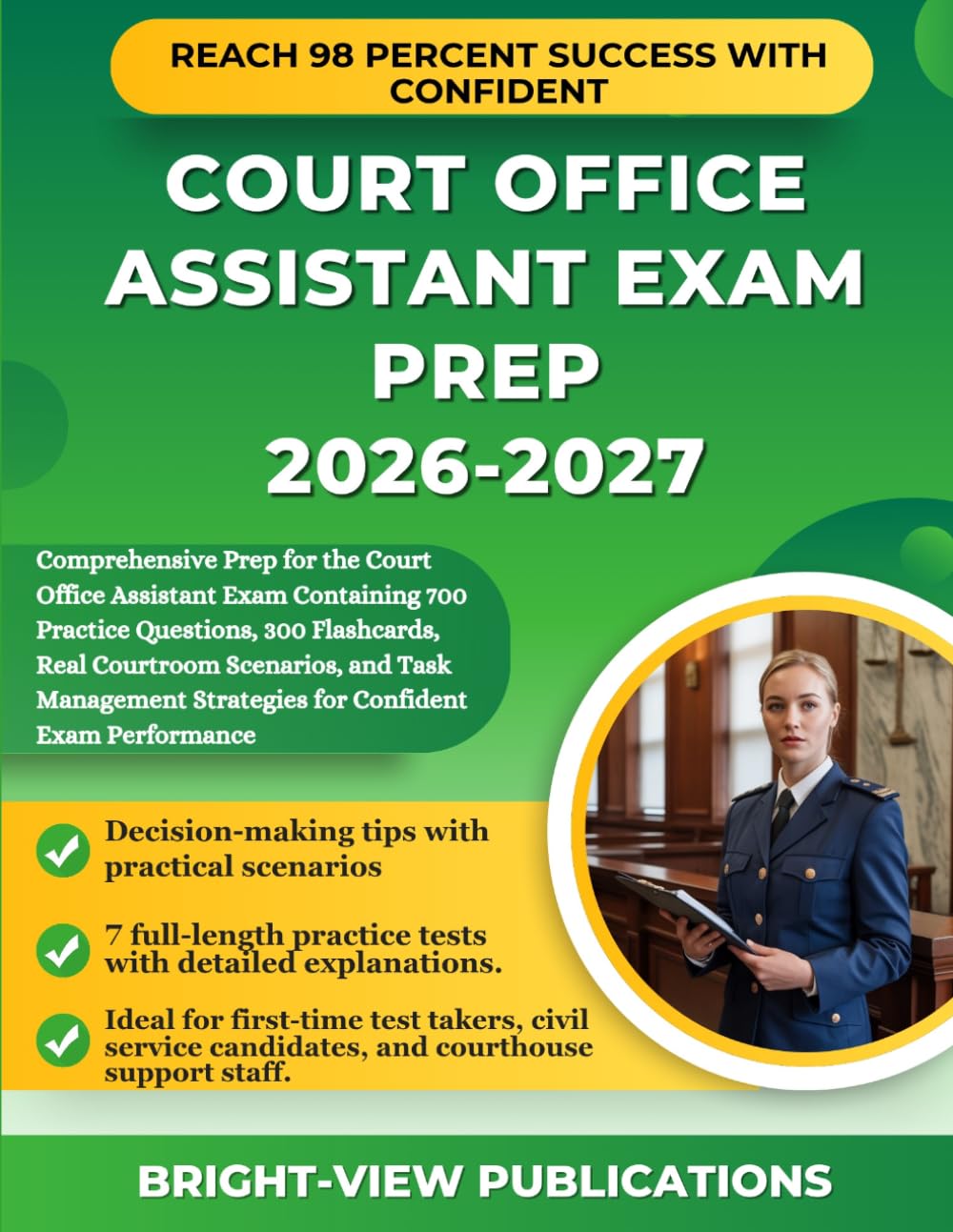 ler totalmente COURT OFFICE ASSISTANT EXAM PREP 2026-2027: Comprehensive Prep for the Court Office Assistant Exam Containing 700 Practice Questions, 300 Flashcards,... Strategies for Confident Exam Performance