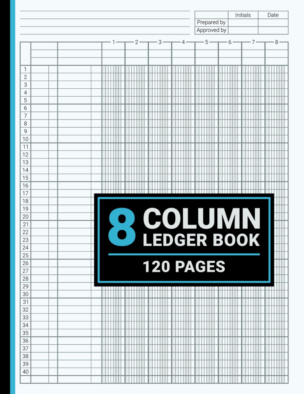 capítulo por capítulo baixar 8 Column Ledger Book: Accounting Ledger Book 8 Column, For Bookkeeping, Small Business and Personal Use, 8.5" x 11", 120 Pages