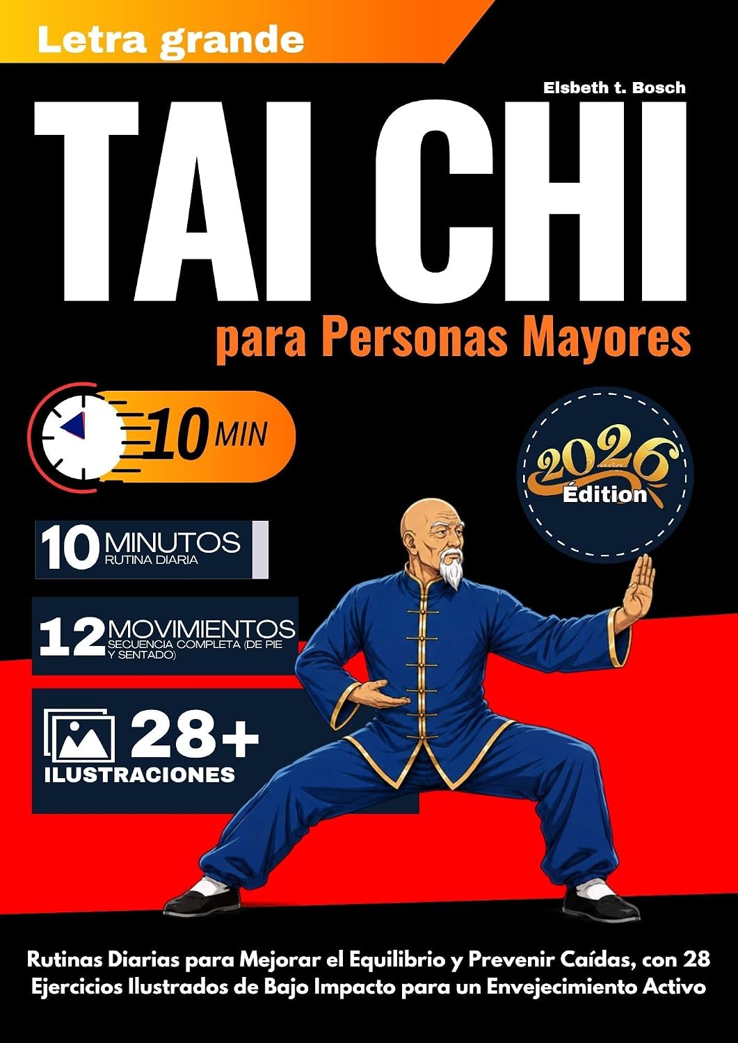 Tai Chi para Personas Mayores: Rutinas diarias de 10 minutos para mejorar el equilibrio y prevenir caídas, con 28 ejercicios ilustrados de bajo impacto para un envejecimiento activo (Spanish Edition) baixar o livro de graça