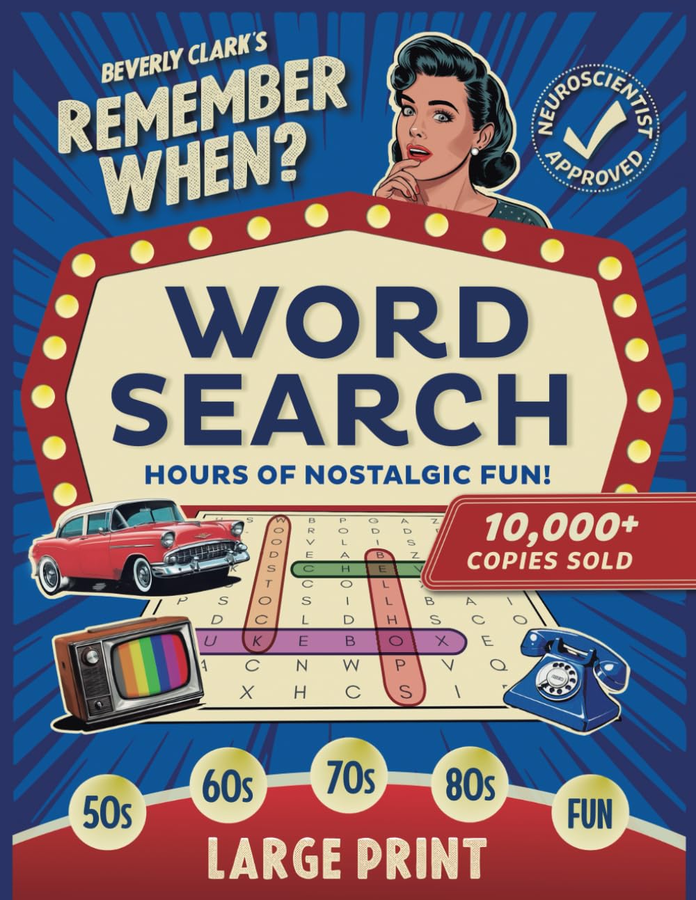 ler totalmente Remember When? Word Search: Delightfully Nostalgic Large Print Wordfind Puzzles for Adults and Seniors - Relax with Retro Brain Games! (Gifts for Women & Men)