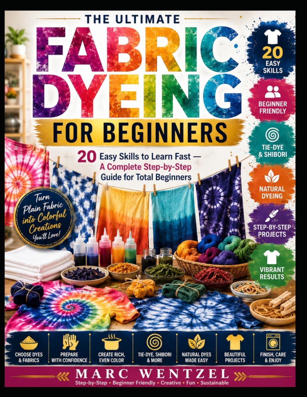 Fabric Dyeing for Beginners: 20 Easy Skills To Learn Fast - A Complete Step-By-Step Guide For Total Beginners baixar o livro de graça