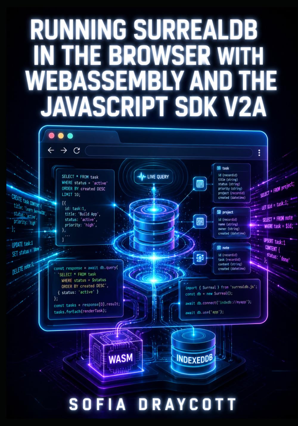 RUNNING SURREALDB IN THE BROWSER WITH WEBASSEMBLY AND THE JAVASCRIPT SDK V2A: Embed In-Memory and IndexedDB Databases, Build Live Queries, and Deploy Client-Side SurrealQL Without a Server baixar o livro de graça