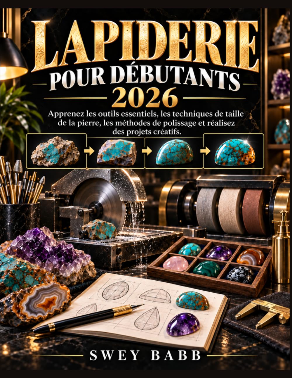 ler totalmente Lapiderie Pour Débutants 2026: Apprenez les outils essentiels, les techniques de taille de la pierre, les méthodes de polissage et réalisez des projets créatifs.