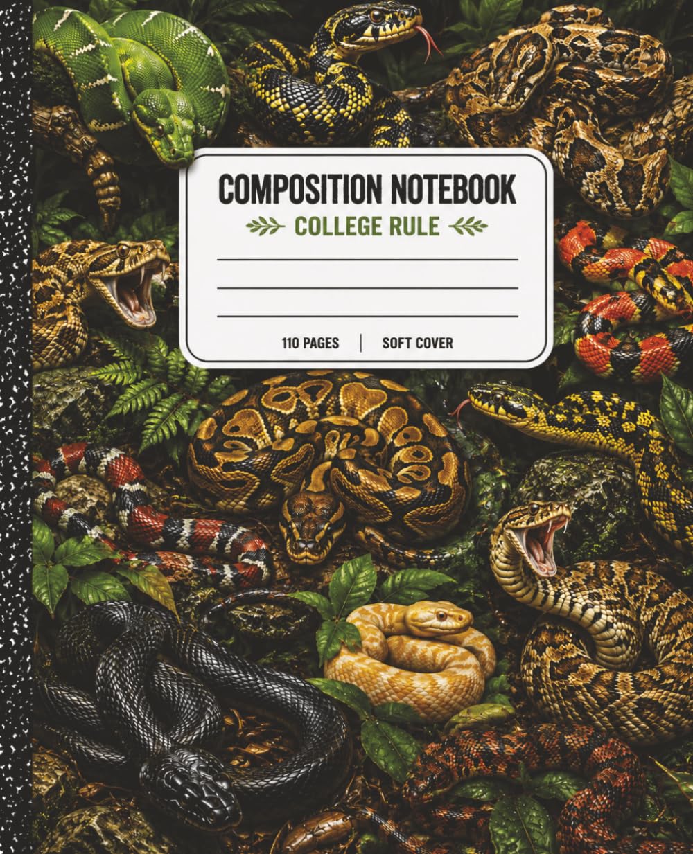 Snake Explorer College Ruled Composition Notebook: 110-Page Lined Writing Journal for School, Notes, Journaling & Everyday Writing | Snake and Reptile Design baixar o livro de graça