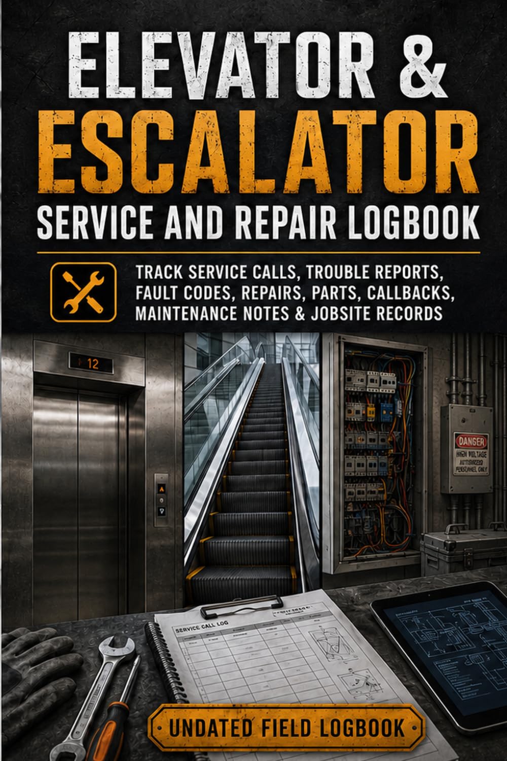 ler totalmente Elevator & Escalator Service and Repair Logbook: Track Service Calls, Trouble Reports, Fault Codes, Repairs, Parts, Callbacks, Maintenance Notes & Jobsite Records
