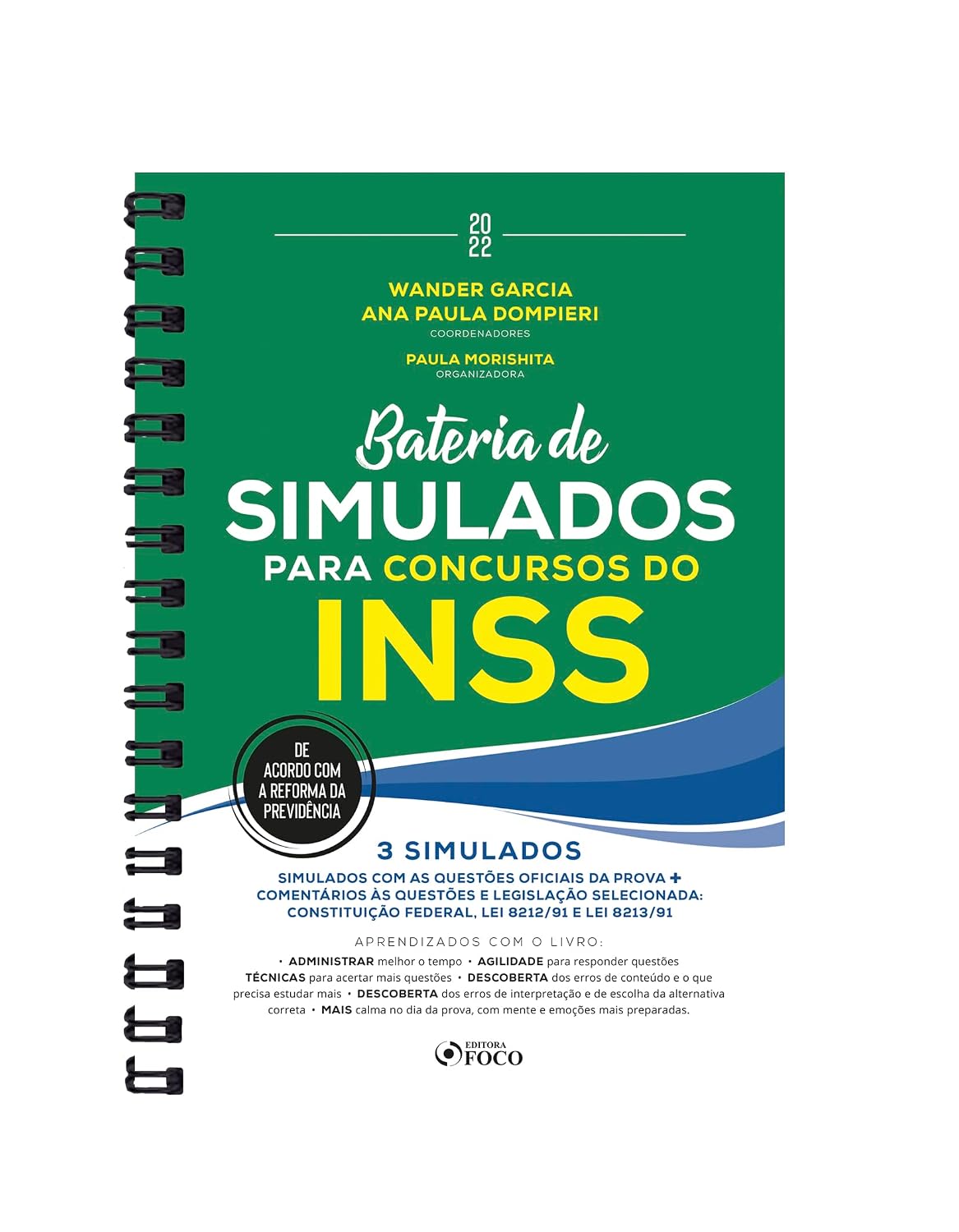 Bateria de Simulados para Concursos do INSS - 1ª ED - 2022 baixar o livro de graça