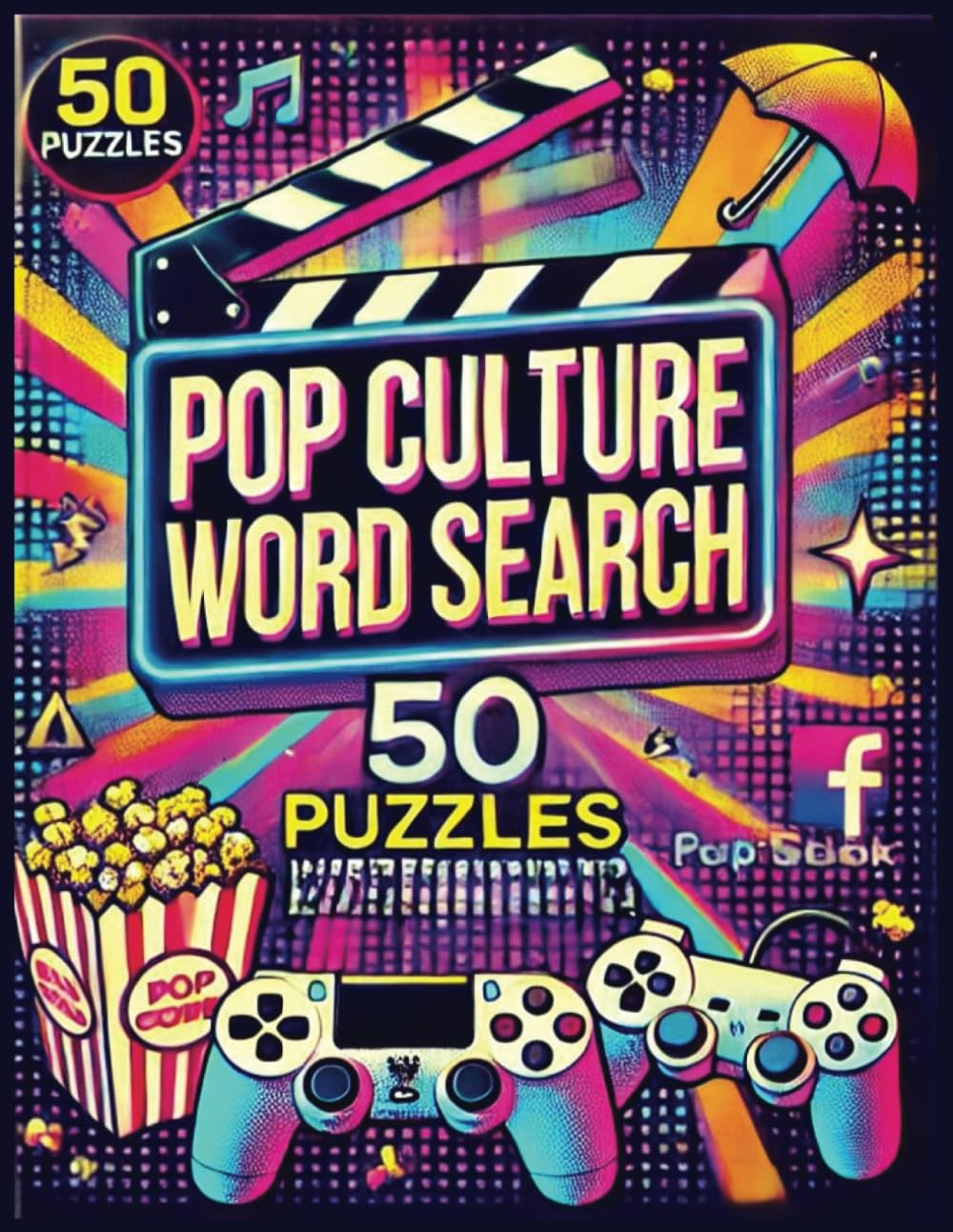 Pop Culture Search Word Puzzle Book: 50 Fun Puzzles, 750 Exciting Words! Large Words, Easy to Read baixar livro de graça