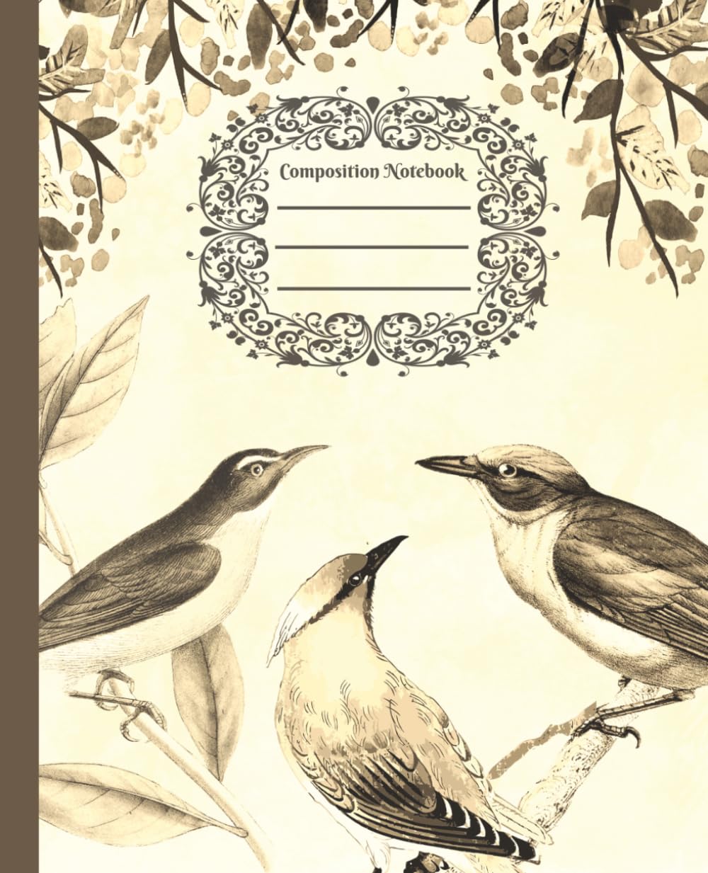 capítulo por capítulo baixar Composition Notebook: Vintage Birds-Themed Notebook For College, School and Nature-Lovers, Comes with a Mood Tracker, 120-Pages, Wide-Ruled