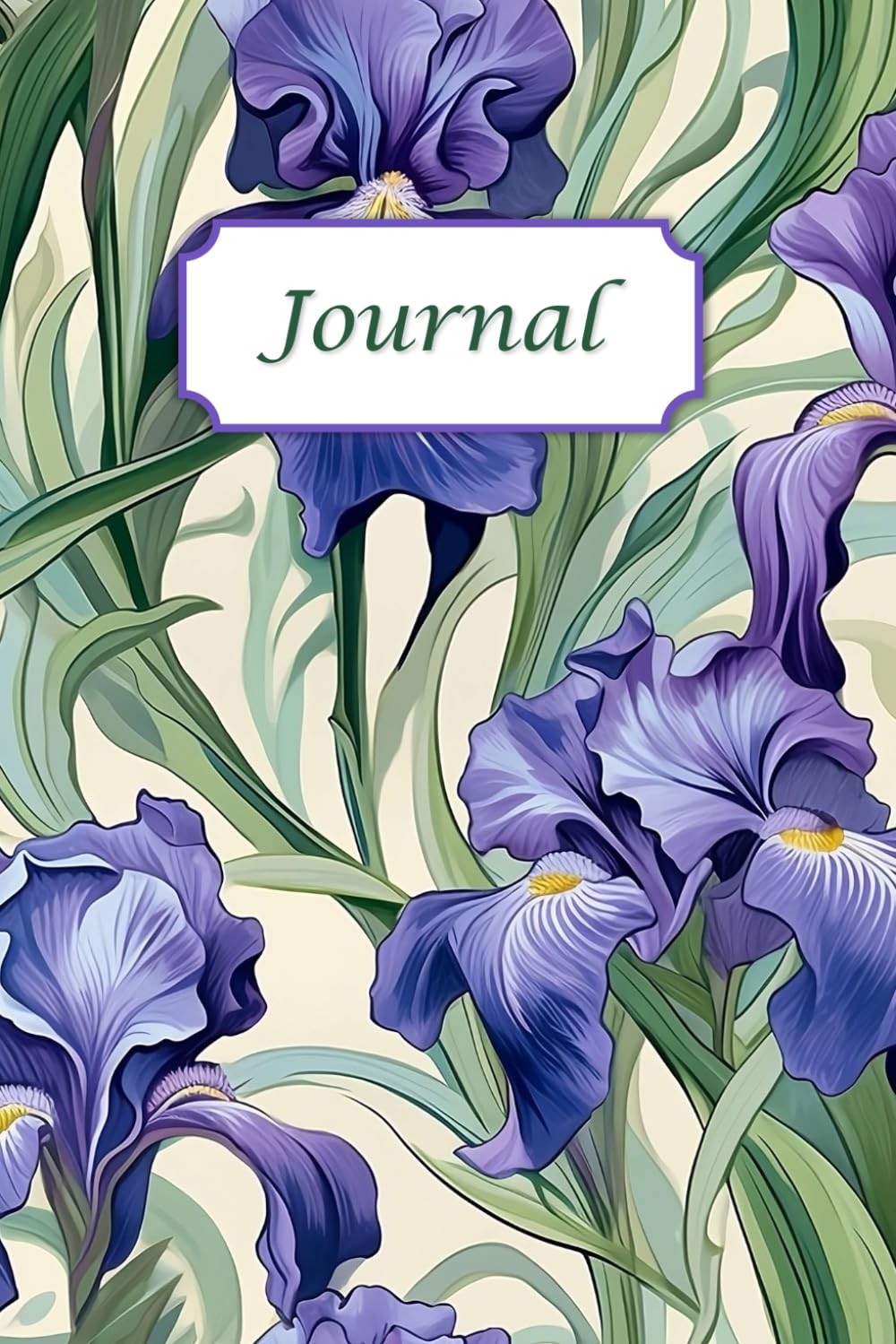 Elegant Purple Iris Journal: 100 Blank Lined Pages | 6x9 inches | Boutique Gift baixar livro de graça